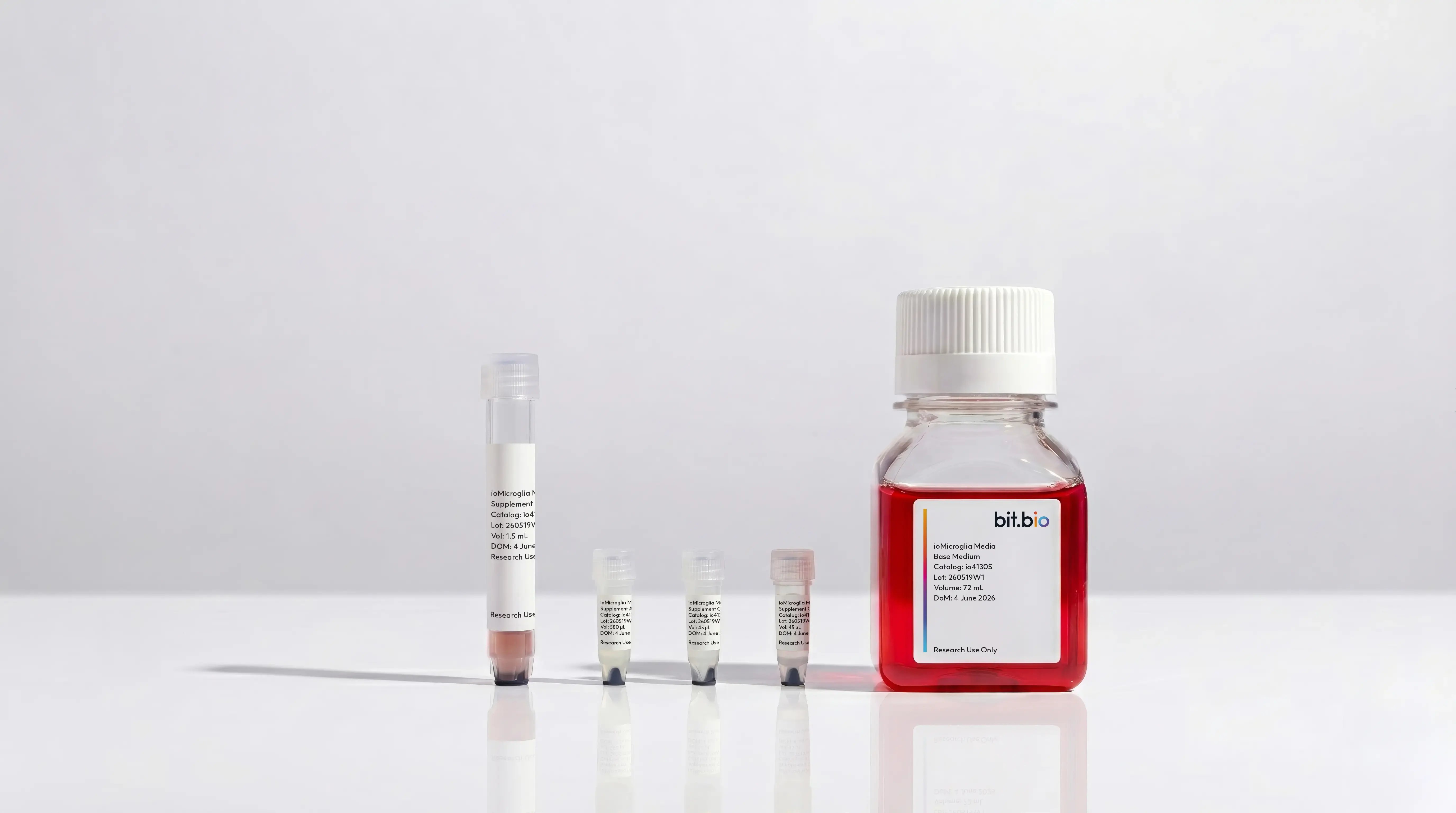 Cell culture media for the culture of ioMicroglia up to 10 days post-thaw