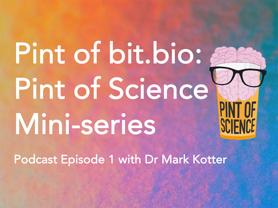 Dr Mark Kotter speaks about what’s behind the company’s mission of ‘coding cells for health’ – episode 1 of a Pint of Science mini-series