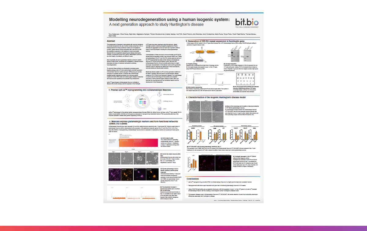 bit.bio_postercard_Modelling neurodegeneration using a human isogenic system - SLAS22